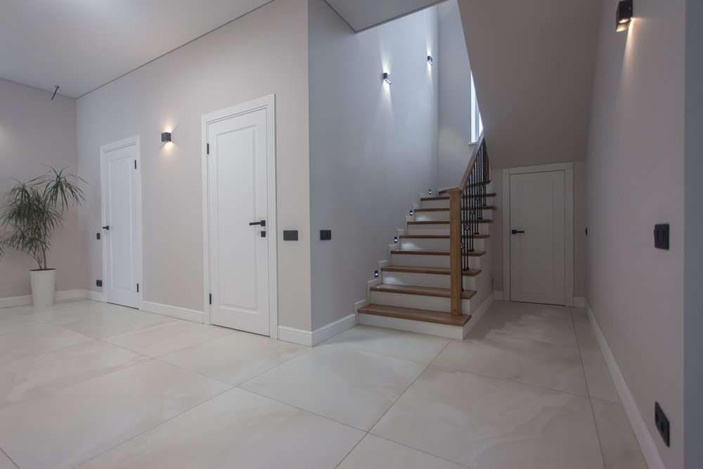 Hall interior painting project in Chattanooga
